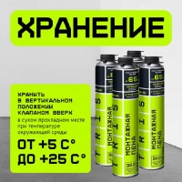 Монтажная пена TriS PRO-65 профессиональная ПМ02