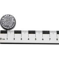 Катафот-саморез для номерного знака ГЛАВДОР GL-134 отражающий, белый 4 шт. 50547