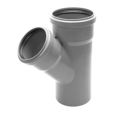 Канализационный тройник Ostendorf 45 градусов, 90х75 114210