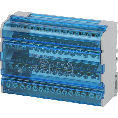 Шины на DIN-рейку ЭРА NO-224-17 в корпусе ШНК 4х15 3L+PEN Б0043935