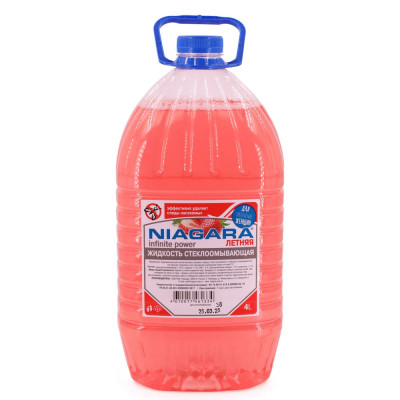Жидкость омывания стекол NIAGARA Ниагара 4 л Клубника летняя 001016010008