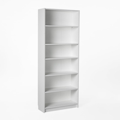 Стеллаж Гуд ЛАКК Варма 6 полок, 78x198x28, белый S00357