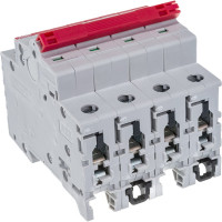 Рубильник ABB 4 полюса SD204/40 рычаг красный 2CDD284101R0040