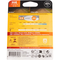 Автолампа PHILIPS H4 60,55 P43t-38+30 12V ,1,10 12342PRB1