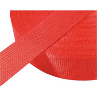 Ременная лента Эбис 20 мм, 50 м, красная 70661