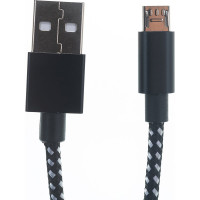 Кабель PERFEO USB2.0 A вилка - Micro USB вилка черно-белый длина 3 м. U4802 30 010 755