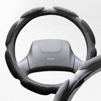 Оплетка SKYWAY Sponge classic 8 подушечек, L, черная, замша S01101035