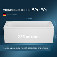 Акриловая ванна AM.PM spirit 170x70, без слива перелива W72A-170-070W-A2