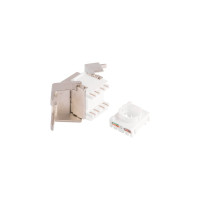 Модуль Keystone NIKOMAX категория 6a, RJ45/8P8C, металлик NMC-KJSA2-ET-MT