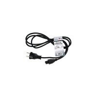 Кабель питания для ноутбуков Telecom 3-pin, с заземлением, 220V TP022-1.8-BK