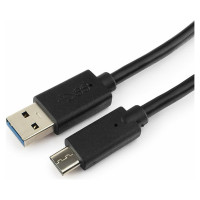 Кабель USB Cablexpert, USB 3.0, AM/USB, Type-C, 1м, пакет CCP-USB3-AMCM-1M