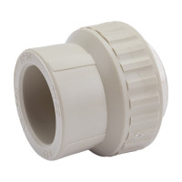 Муфта комбинированная под ключ с внутренней резьбой VALFEX PP-R серая, 40 мм х1 1/4" 10134040Г 127-0365