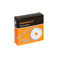 Кабельный маркер NIKOMAX символ -, желтый, 500 шт. NMC-CMR---YL-500