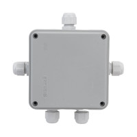 Приборная коробка GREENEL наружного монтажа 100х100х50мм с PG9 IP55 GE41330