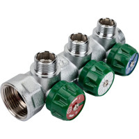 Регулирующий коллектор STOUT 1", 3 отвода 1/2" SMB-6850-011203 RG008UJDJB1NBC