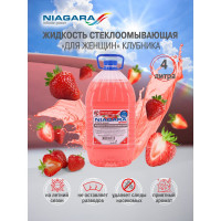 Жидкость омывания стекол NIAGARA Ниагара 4 л Клубника летняя 001016010008