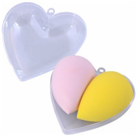 Набор из 2-х спонжей для макияжа в контейнере МУЛЬТИДОМ Сердце VL17-15