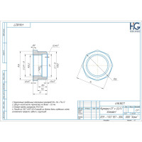 Футорка Brassco G1 х G3/4 Standart 4961827