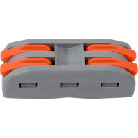 Клемма универсальная монтажная MasterProf 2-проводная двусторонняя, тип WAGO (Ваго), 10 шт. ЭТ.130201.10