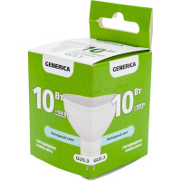 Светодиодная лампа GENERICA MR16 софит 10Вт 230В 6500К GU5.3 LL-MR16-10-230-65-GU5-G