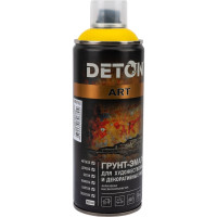 Грунт-эмаль для художественных и декоративных работ Deton ART кадмий желтый, аэрозоль 520 мл DTN-A70680