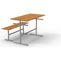 Скамья ТИТАН МЕТА ССТ 1500x320 ЛДСП 4670026244434