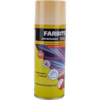 Акриловая эмаль Farbitex аэрозоль, 520 мл, RAL 1015 светлая слоновая кость 4100008927