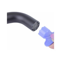 Смеситель на раковину высокий Bronze de Luxe СКАНДИ черный матовый 1452B