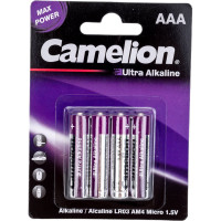 Батарейка Ultra BL-4 LR03 (LR03-BP4UT, 1.5В), блистер 4 шт. Camelion 14985