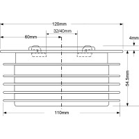 Переход McAlpine пластик. ф110-32/40 цвет черн. MRDC2-BL
