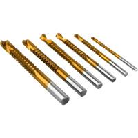 Набор сверл фрезеровальных 6 шт, 3, 4, 5, 6, 6.5, 8 мм vertextools 0987-3-8