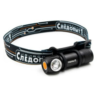 Налобный фонарь Сибирский следопыт Тензор, съемный, 1 LED, аккум. 220В, USB, PF-PFL-HL43