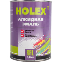 Алкидная автоэмаль HOLEX 303 защитная, 0.8 кг HAS-59038