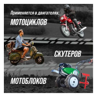 Масло двухтактное полусинтетическое канистра 1 л ВМПАВТО 9209