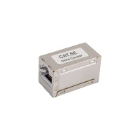 Проходной адаптер Cabeus RJ45-RJ45 (8p8c), категория 5е, экранированный CA-8p8c-C5e-SH