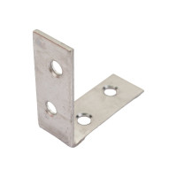 Уголок ALBERTS нерж. сталь, 40x40x15 мм 361112