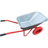 Строительная тачка SevenBerg 110 л, на 2-х литых ПУ колесах 4687203268466