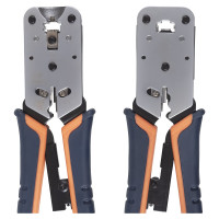 Обжимной инструмент Cabeus для RJ-45 (8р8с), профессиональный HT-L2182R