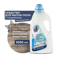 Средство для мытья полов Mister Dez с глицерином - уничтожает запахи домашних животных 1000 мл 992