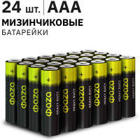 Элемент питания ФАZА солевой AAA/R03 1.2В Heavy Duty Pack-24 (уп.24шт) 5042322