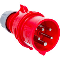 Кабельный вилка-фазоинвертор PCE 16A 400V 3P+N+E IP44 7015-6