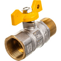 Шаровой кран Terma для газа 3/4в/н бабочка 26063