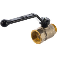 Шаровой кран LD Pride 47.25.B-Н.Р латунный, внутренняя/наружная резьба, ручка-рычаг, 1" LD 47.303.25
