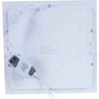 Светодиодный встраиваемый светильник General Lighting Systems квадрат 18W 223*223 413800