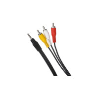 Соединительный кабель Telecom 3.5 Jack /M/-3 RCA /M/ TAV4545-3M
