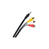 Соединительный кабель Telecom 3.5 Jack /M/-3 RCA /M/ TAV4545-2M