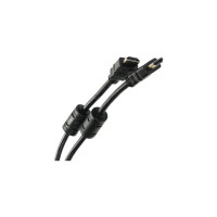 Кабель Telecom HDMI-19M --- HDMI-19M ver 2.0+3D/Ethernet, 2 фильтра, 5m TCG200F-5M