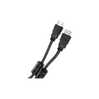 Кабель Telecom HDMI-19M --- HDMI-19M, ver 2.0+3D/Ethernet, 2 фильтра, 7.5m TCG200F-7.5M