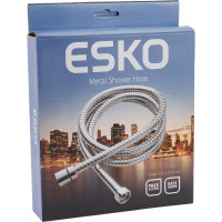 Душевой шланг ESKO, металлический, хром, MSH16