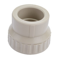 Муфта комбинированная под ключ с внутренней резьбой VALFEX PP-R серая, 40 мм х1 1/4" 10134040Г 127-0365